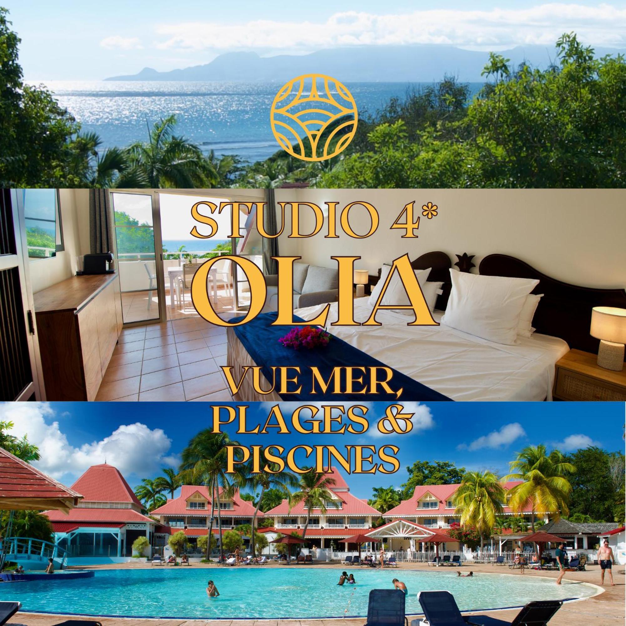Studio Olia A P&V - Plages, Piscines Et Vue Mer! Sainte-Anne  Eksteriør billede